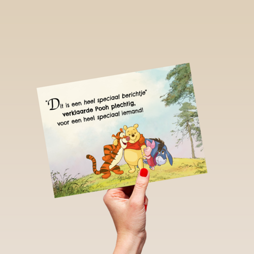 Winnie de Poeh speciale kaart
