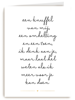 Laat weten als ik meer voor je kan doen