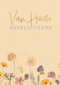 Verjaardagskaart veldbloemen van harte