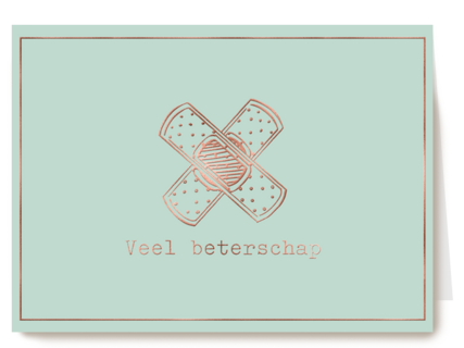 veel beterschap met deze pleister