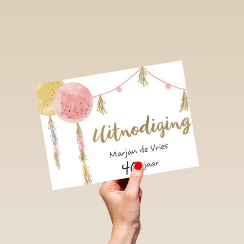 verjaardagsfeest uitnodiging versiering