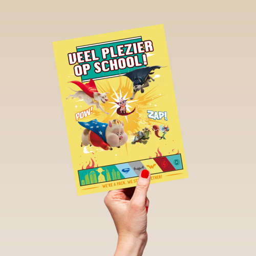 SuperPets kaart Veel plezier op school