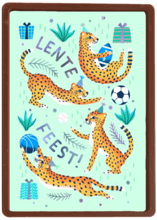 Lentefeest luipaard ballen