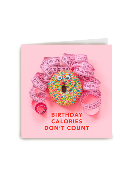 Verjaardagskaart Hallmark | Verjaardag Kaart Grappig Birthday Calories Do Not Count