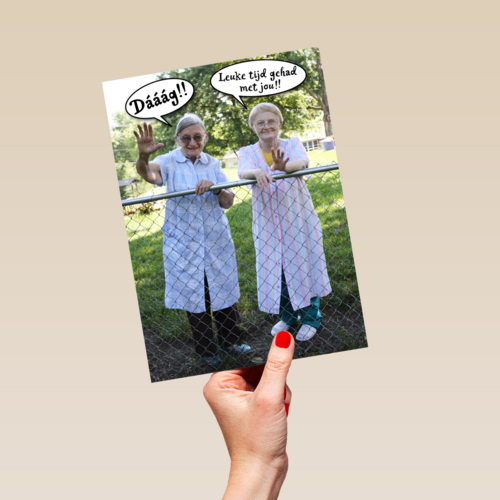 twee dames op leeftijd daaag leuke tijd gehad met jou