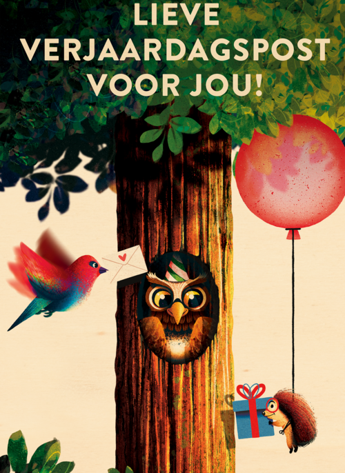 Lieve verjaardagpost voor jou