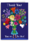 Bedankt kaart Ylva Svensson bloemen