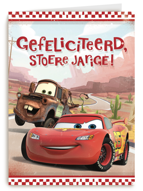 disney cars gefeliciteerd stoere jarige