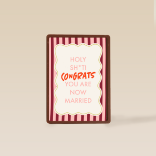 Holy Sht Congrats Married