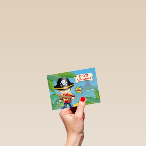 ahoy gefeliciteerd piraat
