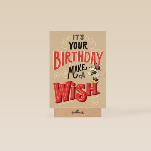 disney its your birthday make a wish minnie mouse