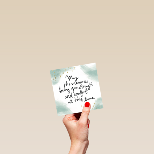 sterkte may the memories bring you strength