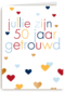 Jullie zijn 50 jaar getrouwd