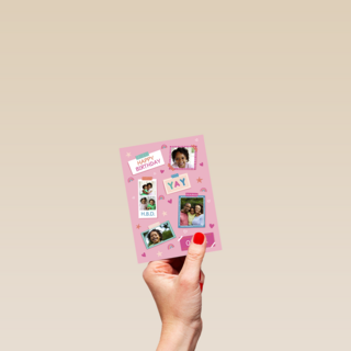 Verjaardag Polaroidfoto En Stickers