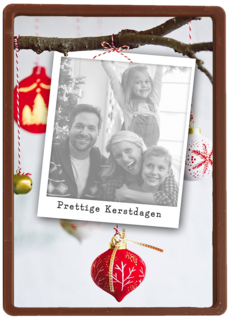 tak kerstversiering fotokaart