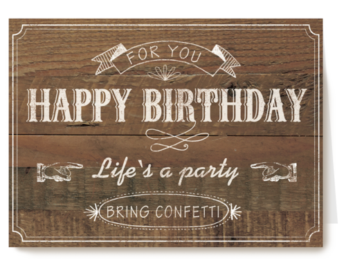 Verjaardagskaart Hallmark | Happy Birthday Party Confetti