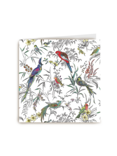gravure met vogels