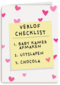 zwangerschap verlof checklist