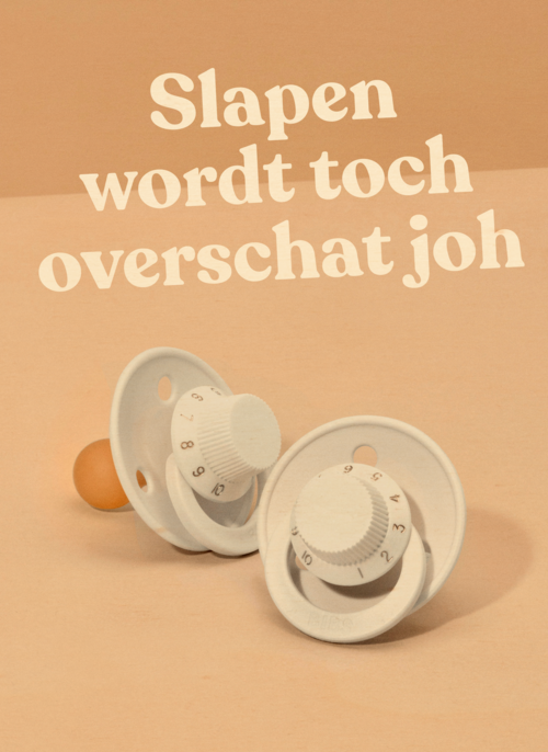 baby kaart andc slapen wordt toch overschat joh