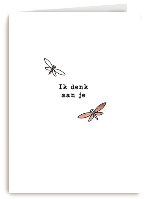 Kaart | Condoleance Sterkte | Sterkte Ik Denk Aan Je