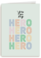 Complimentkaart you are my hero
