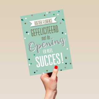 nieuwe zaak gefeliciteerd met de opening en veel succes