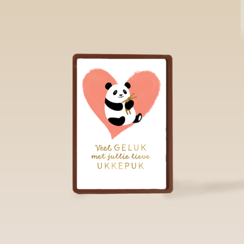 Veel geluk met jullie lieve ukkepuk