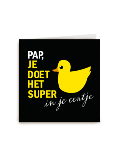 vaderdag kaart pap je doet het super