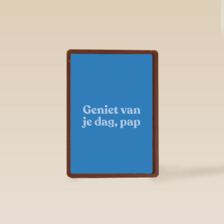 vaderdag kaart andc geniet van je dag pap