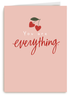 Valentijnsdagkaart hip You are everything
