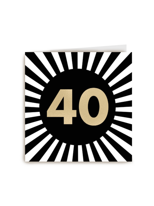 40 in het middenpunt