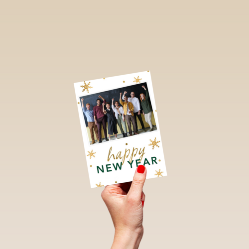 nieuwjaar fotokaart happy new year groep