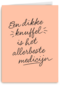 Beterschapskaart Een dikke knuffel is het allerbeste medicijn