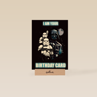 Star Wars Darth Vader I am your birthday card