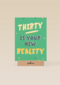 Verjaardagskaart man 30 Thirty is your new reality