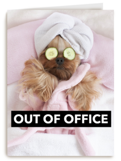 out of office in rust staykation