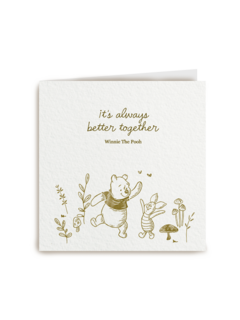 Vriendschapskaart Winnie de Poeh en Knorretje