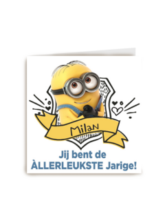 minion dave jij bent de allerleukste jarige