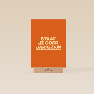 Verjaardagskaart man vrouw Staat je goed jarig zijn
