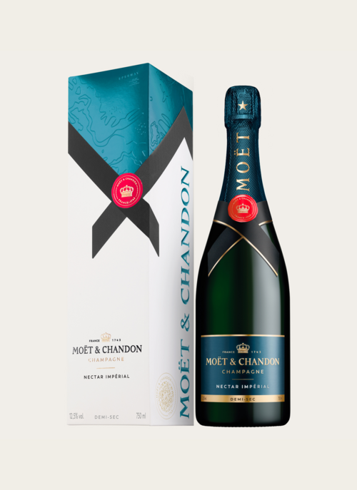 Moët Chandon Nectar Champagne 75cl In Luxe Giftbox | Moët Chandon Cadeau Drank En Eten |