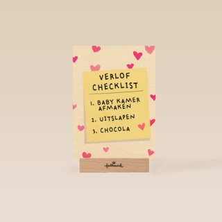 zwangerschap verlof checklist