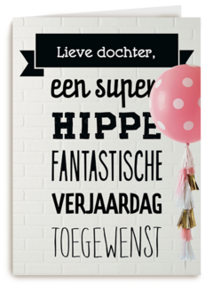 super hippe fantastische verjaardag