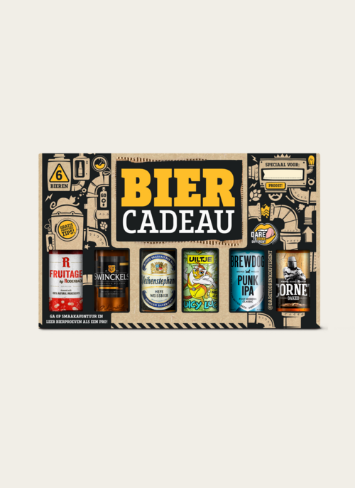 Bier Cadeau Dare To Drink Different 4 X 33 Cl | Hallmark Cadeau Drank En Eten |