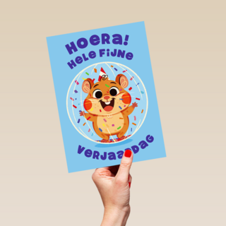 Verjaardag Hoera Hamster