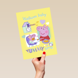 Peppa Pig Welkom Baby Yummy