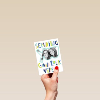 sending you good luck vibes met foto