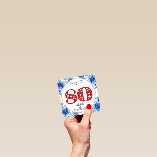 delfts blauw tegel tachtig jaar