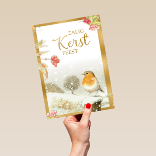 Klassieke kerstkaart