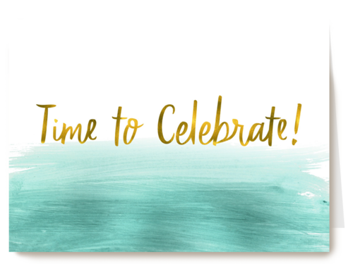 Verjaardagskaart Hallmark | Time To Celebrate In Gold