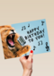 Lion sing Happy birthday to you
